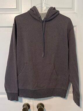Champion Hooded Pullover Sweatshirt - Charcoal Gray L